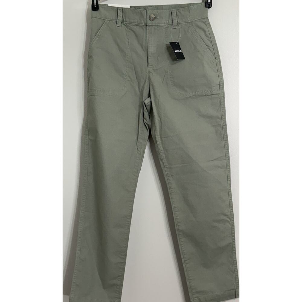 NEW Eddie Bauer Geeen Adventure Ripstop Ankle Pants Womens Hiking Outdoor Size 0